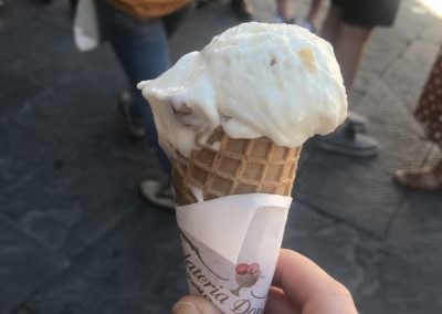 Gorgonzola and walnut gelato