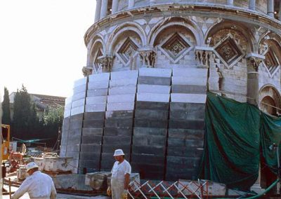 Weights to lower tower